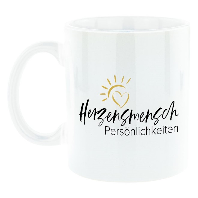 HERZENSMENSCH Persönlichkeiten Tasse
