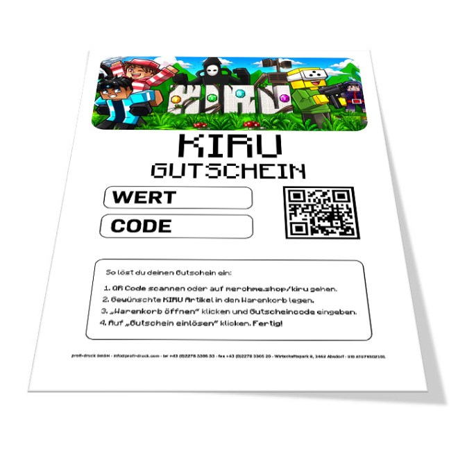 ONLINE-Gutschein KIRU