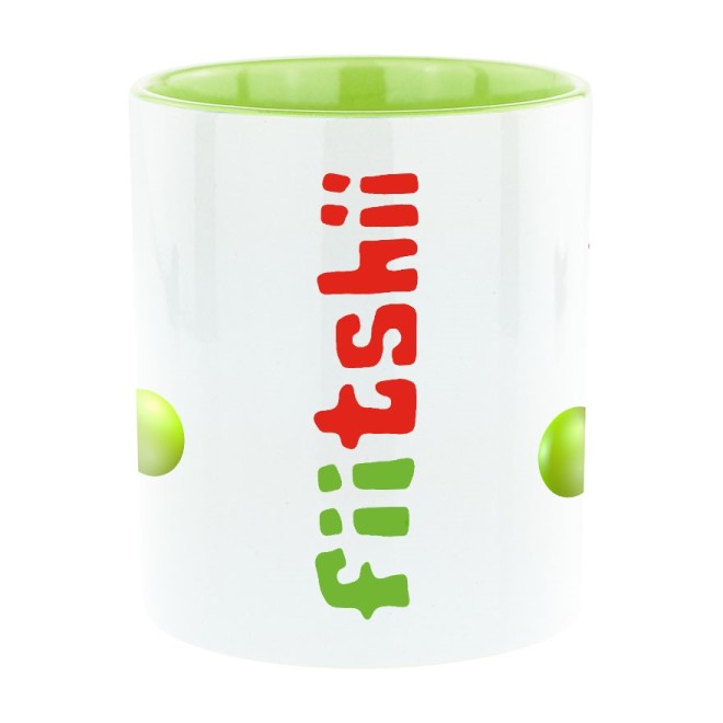 fiitshii Bi-Color Tasse grün