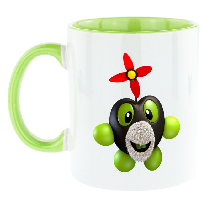 fiitshii Bi-Color Tasse grün