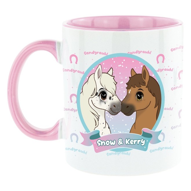 Snow & Kerry Bi-Color Tasse Snow & Kerry Bi-Color Tasse pink