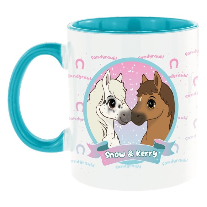 Snow & Kerry Bi-Color Tasse Snow & Kerry Bi-Color Tasse türkis