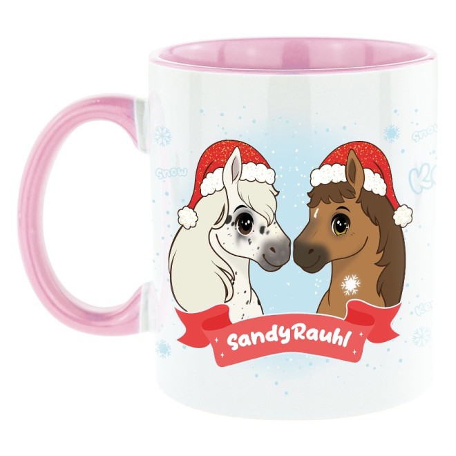 Snow & Kerry Winterzauber Bi-Color Tasse Snow & Kerry Winterzauber Bi-Color Tasse pink