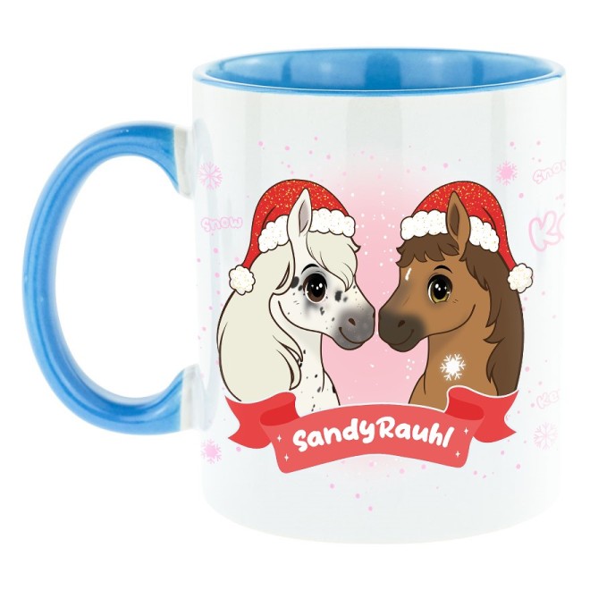 Snow & Kerry Winterzauber Bi-Color Tasse Snow & Kerry Winterzauber Bi-Color Tasse hellblau