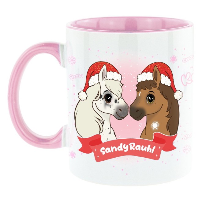 Snow & Kerry Winterzauber Bi-Color Tasse Snow & Kerry Winterzauber Bi-Color Tasse pink