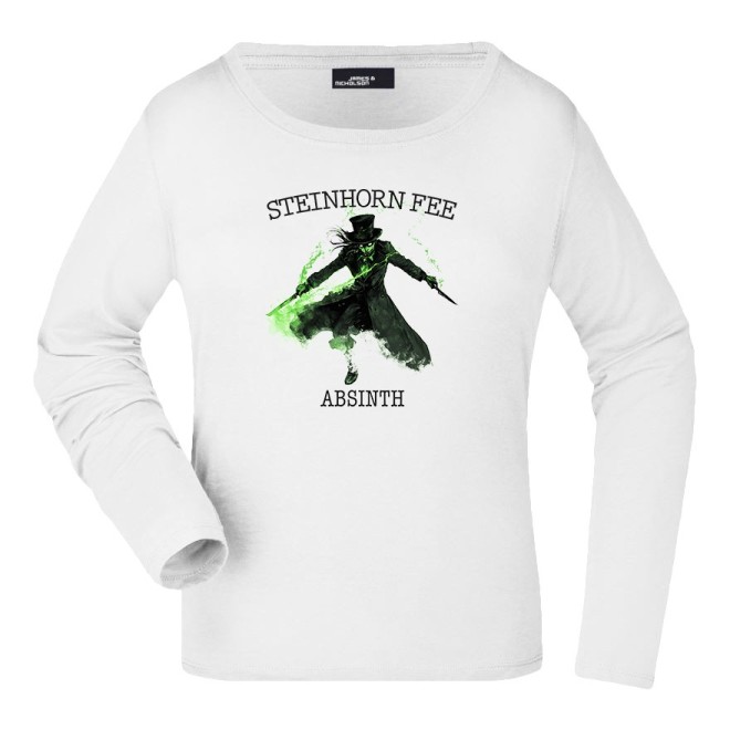 STEINHORN Absinth Monster Baumwoll Langarm Shirt women