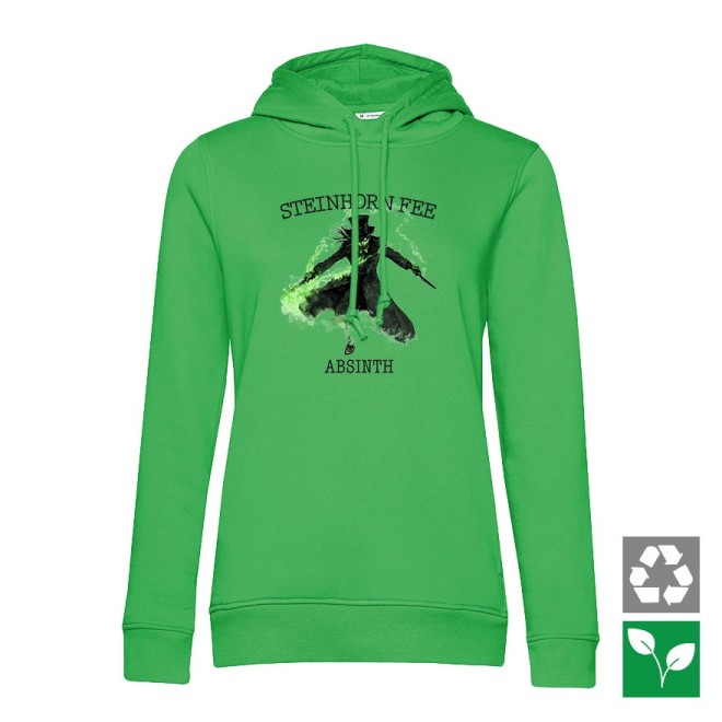 STEINHORN Absinth Monster Organic Hoodie women