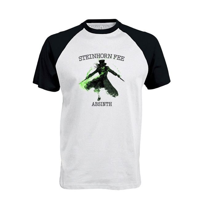 STEINHORN Absinth Monster Baseball T-Shirt