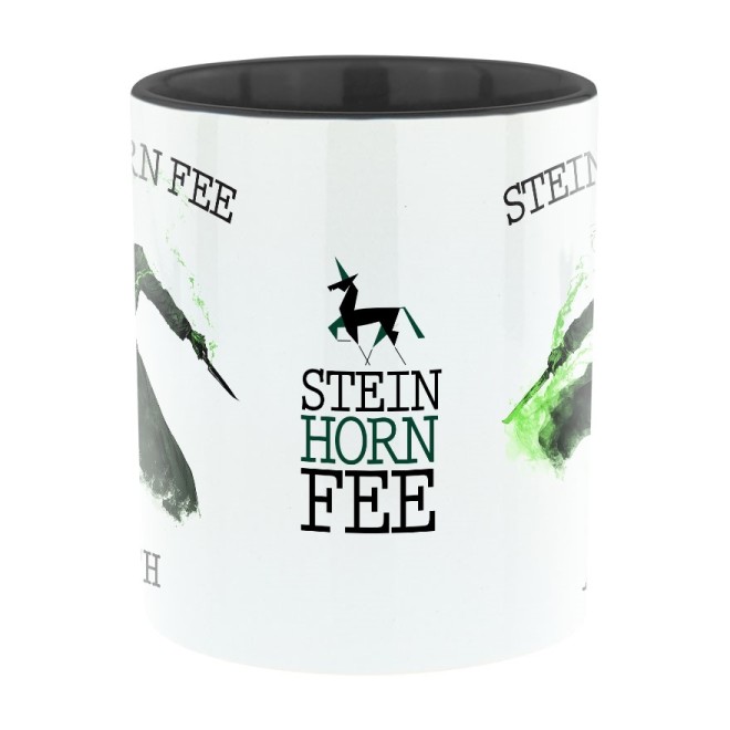 STEINHORN Absinth Monster Bi-Color Tasse schwarz