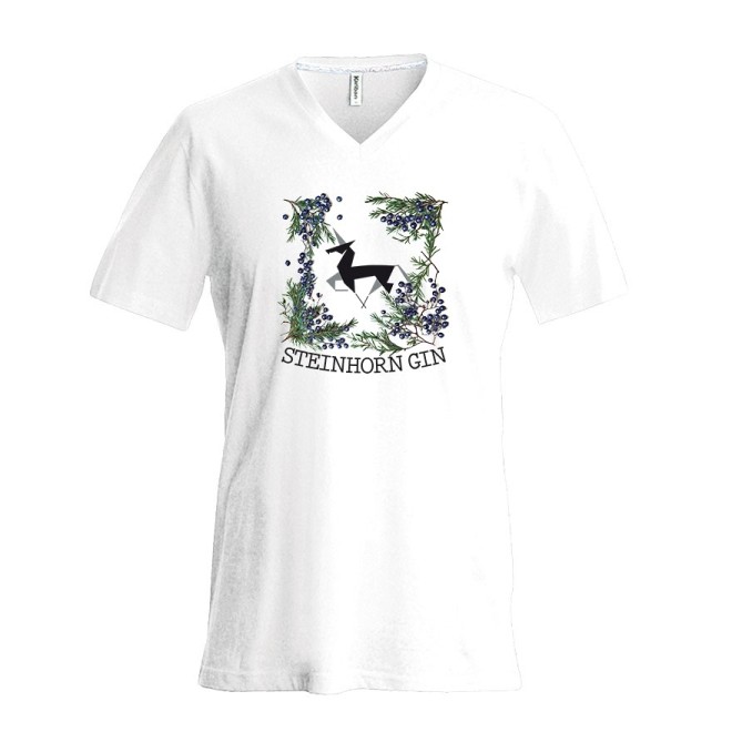 STEINHORN Gin Botanicals Premium V-Neck T-Shirt
