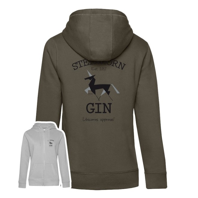 STEINHORN est. 2017 Premium Zipped Hoodie women