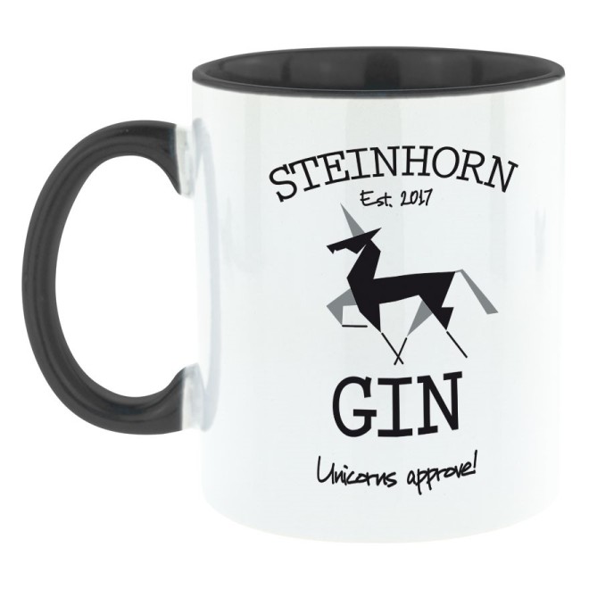 STEINHORN est. 2017 Bi-Color Tasse schwarz