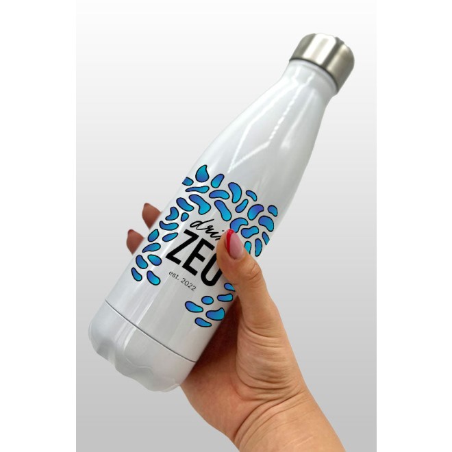 Zeo Trinkflasche white