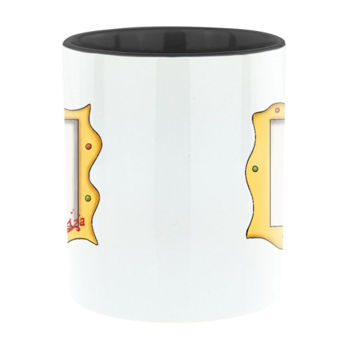 Coleija im Bilde Bi-Color Tasse schwarz