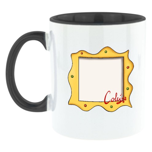Coleija im Bilde Bi-Color Tasse schwarz