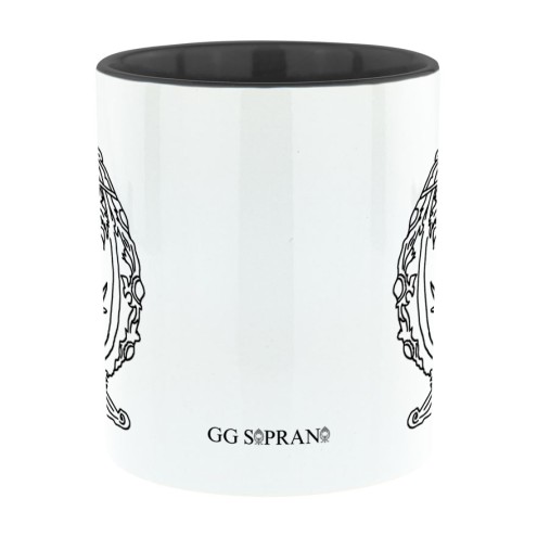 GG Soprano Bi-Color Tasse schwarz