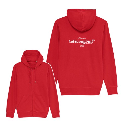 retrovaginal BIO Connector Zipp Sweatshirt