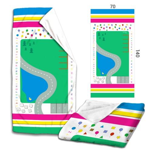 Badetuch and play pink