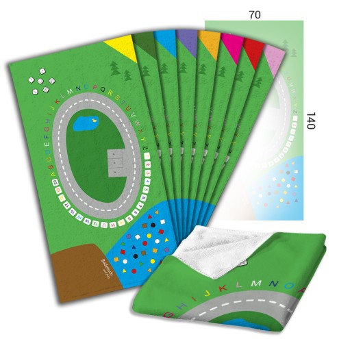 Badetuch and play rondo div. Farben