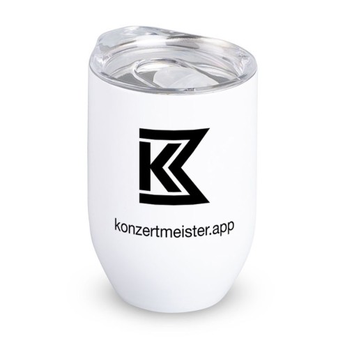 Konzertmeister Edelstahlbecher mit Deckel (doppelwandig)