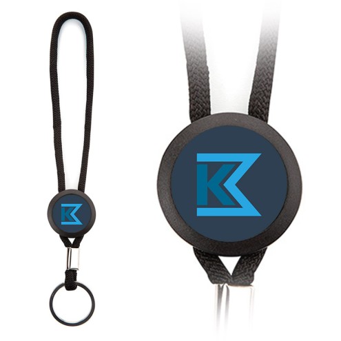 #MoreTimeForMusic Keychain Loop, Black
