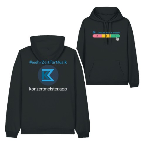 #mehrZeitFürMusik Oversize-Hoodie