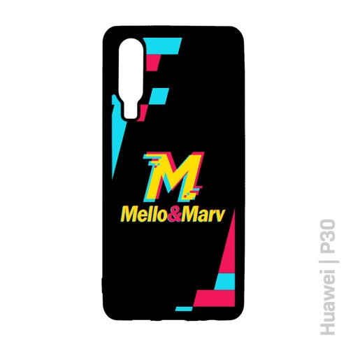 Mello and Marv Logo Handyhülle schwarz
