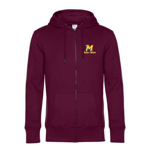 Mello and Marv Logo Premium Zipped Hoodie