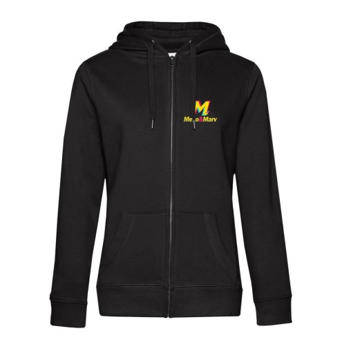 Mello and Marv Logo Premium Zipped Hoodie women
