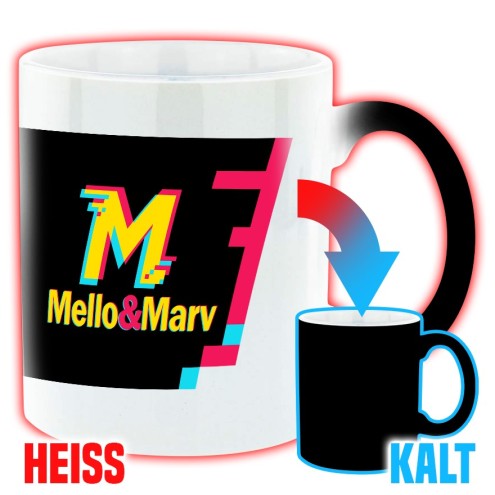 Mello and Marv Logo Magic Mug