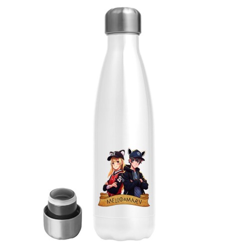 Mello and Marv Wiesel Edelstahl Trinkflasche 500ml