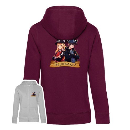 Mello and Marv Wiesel Premium Zipped Hoodie women
