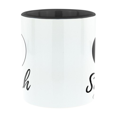 Syannah Bi-Color Tasse schwarz