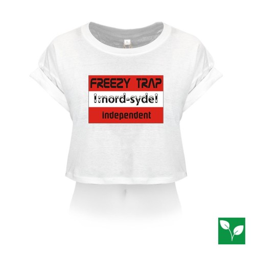 Freezy Trap Organic Crop T-Shirt women