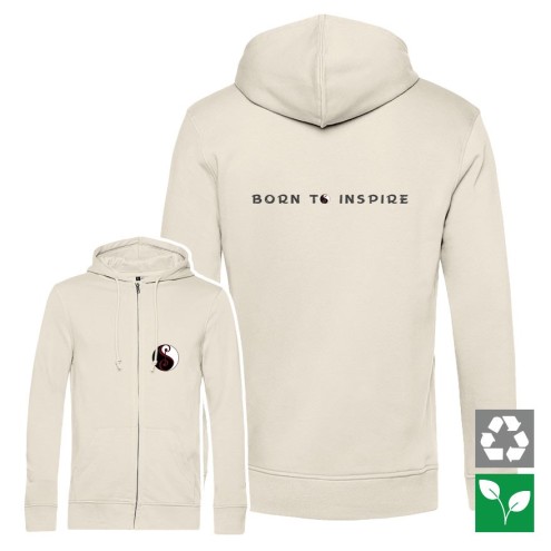 Syannah BORN TO INSPIRE Organic Zipped Hoodie