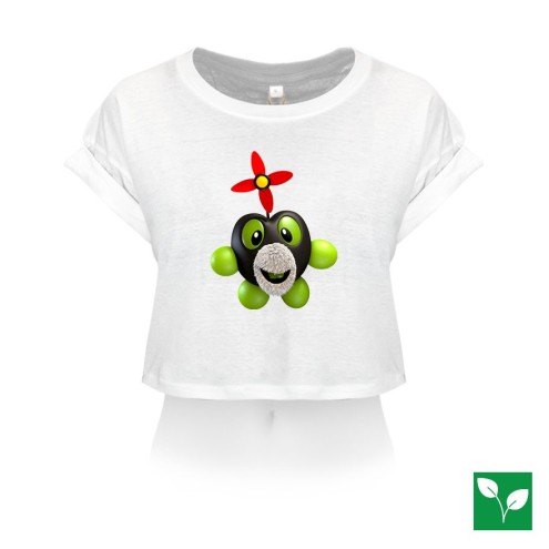 fiitshii Organic Crop T-Shirt women