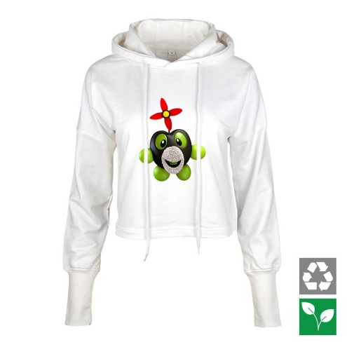 fiitshii Cropped Hoodie women