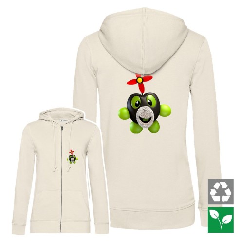 fiitshii Organic Zipped Hoodie women