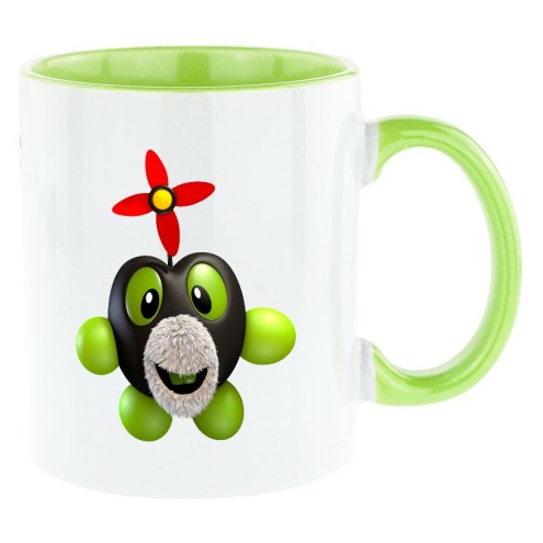 fiitshii Bi-Color Tasse grün
