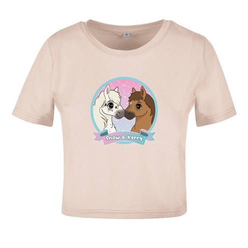 Snow & Kerry Crop T-Shirt women