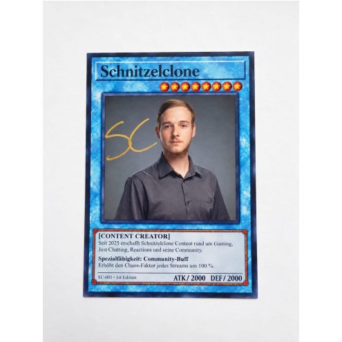 Cartolina autografata di Schnitzelclone