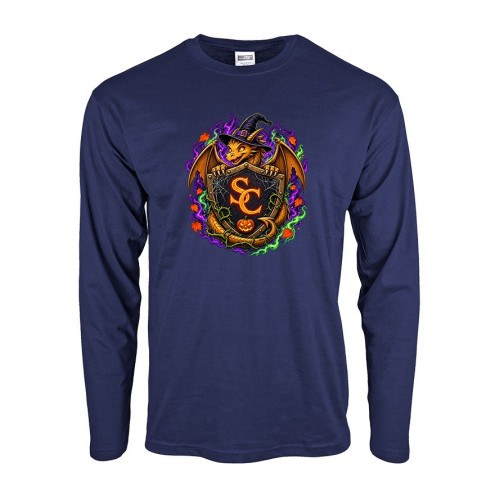 Schnitzelclone Halloween Baumwoll Langarm Shirt