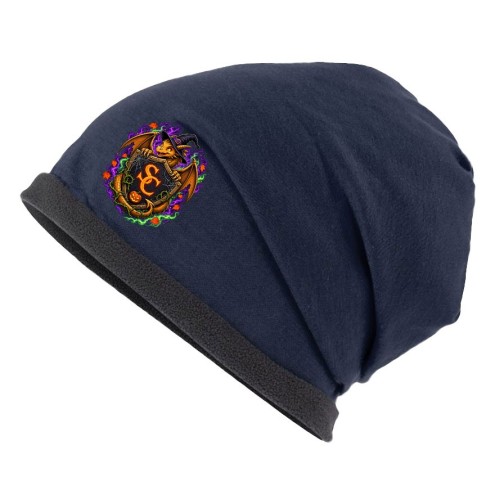 Schnitzelclone Halloween Beanie Mütze mit Fleece