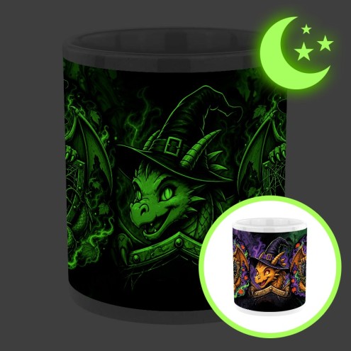 Schnitzelclone Halloween Tasse GLOWING