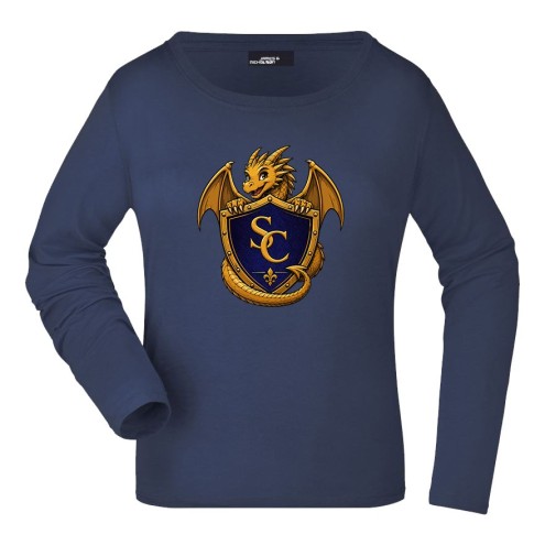 Schnitzelclone Baumwoll Langarm Shirt women