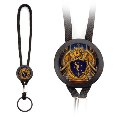 Schnitzelclone Keychain Loop, Black