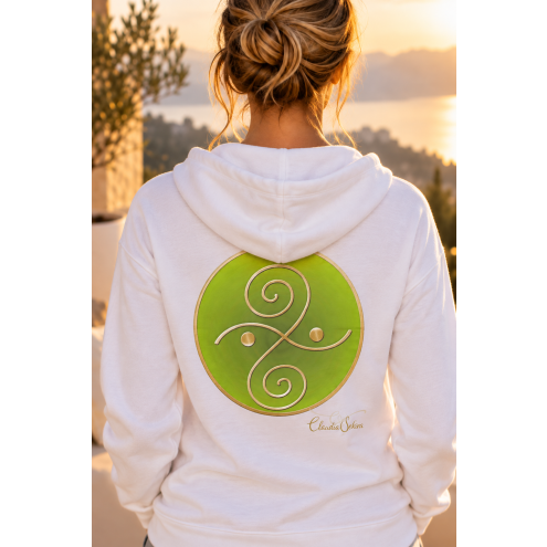 Symbole cellulaire - Activation des capacités d'auto-guérison - Sweat à capuche Premium pour femme