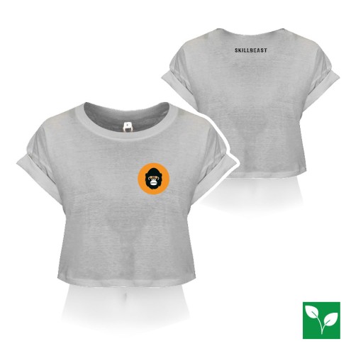 SKILLBEAST Organic Crop T-Shirt women