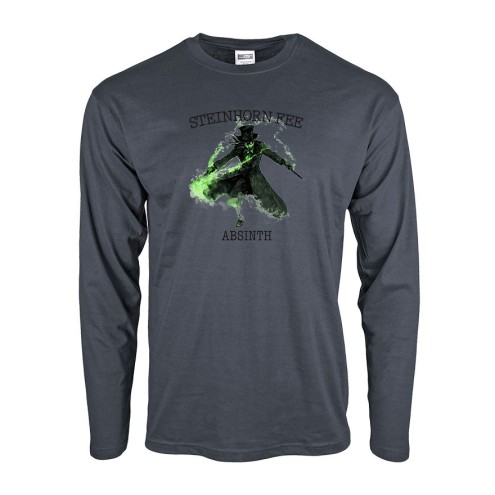 STEINHORN Absinth Monster Baumwoll Langarm Shirt