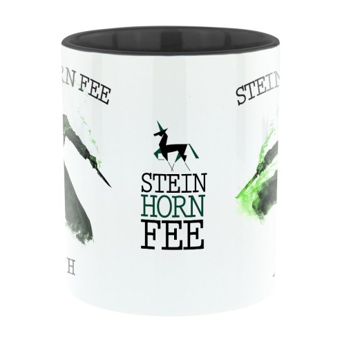 STEINHORN Absinth Monster Bi-Color Tasse schwarz